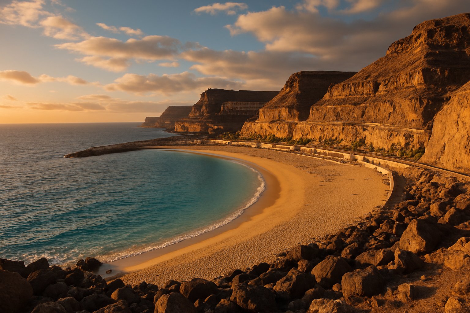 Playa de los Amadores auf Gran Canaria