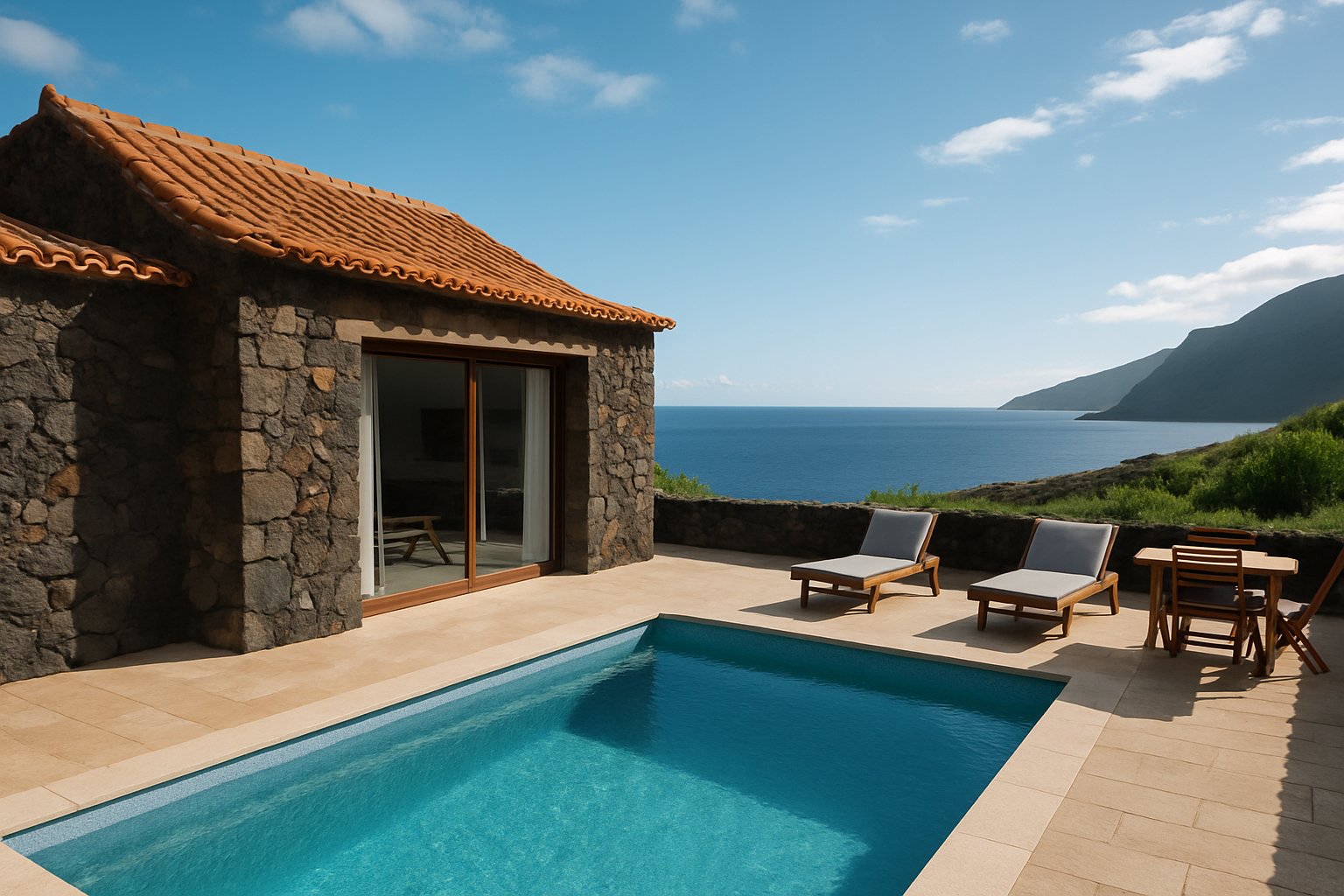 Ferienhaus oder Ferienwohnung auf El Hierro in eine Finca