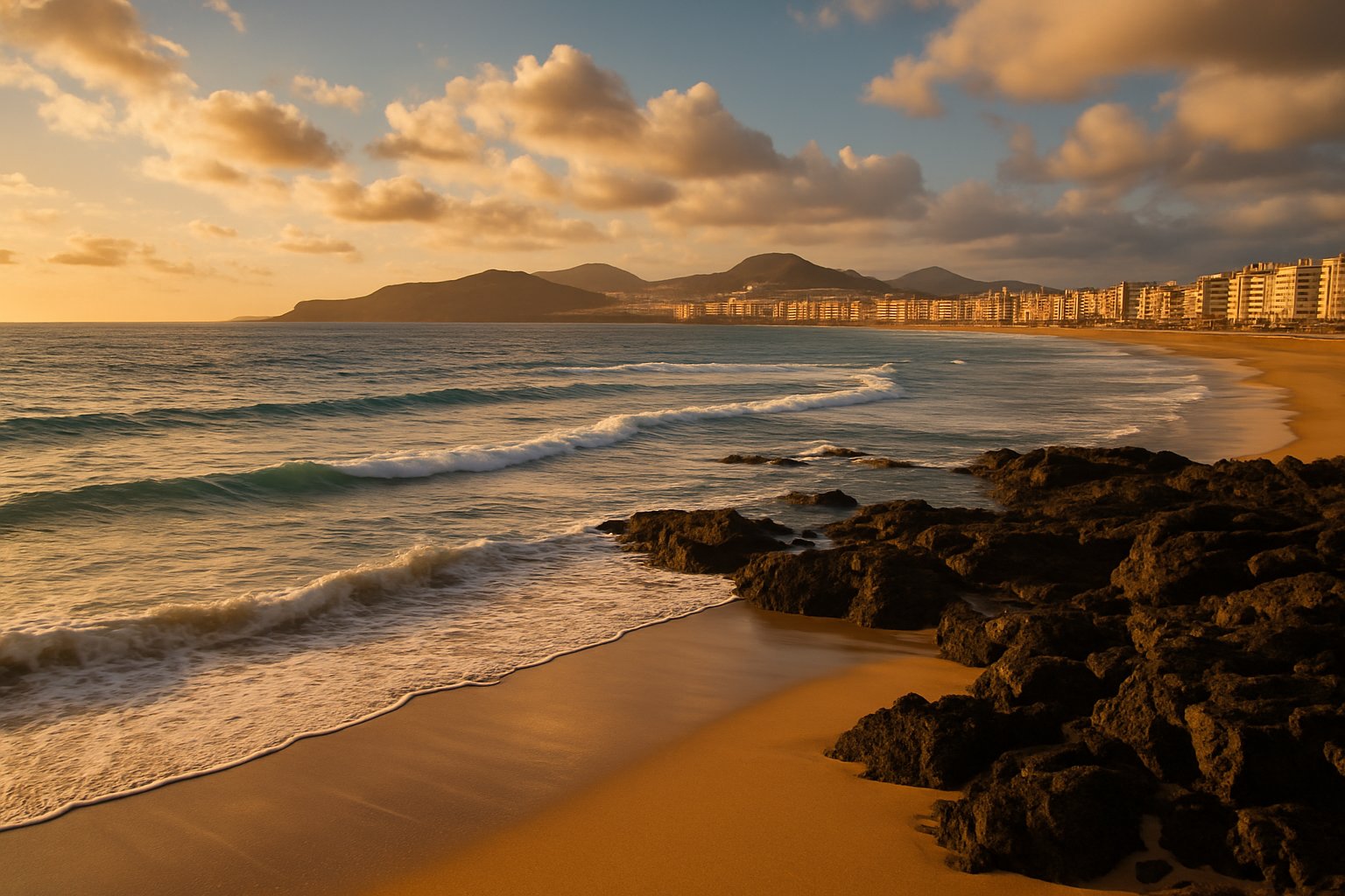 Playa de las Canteras auf Gran Canaria