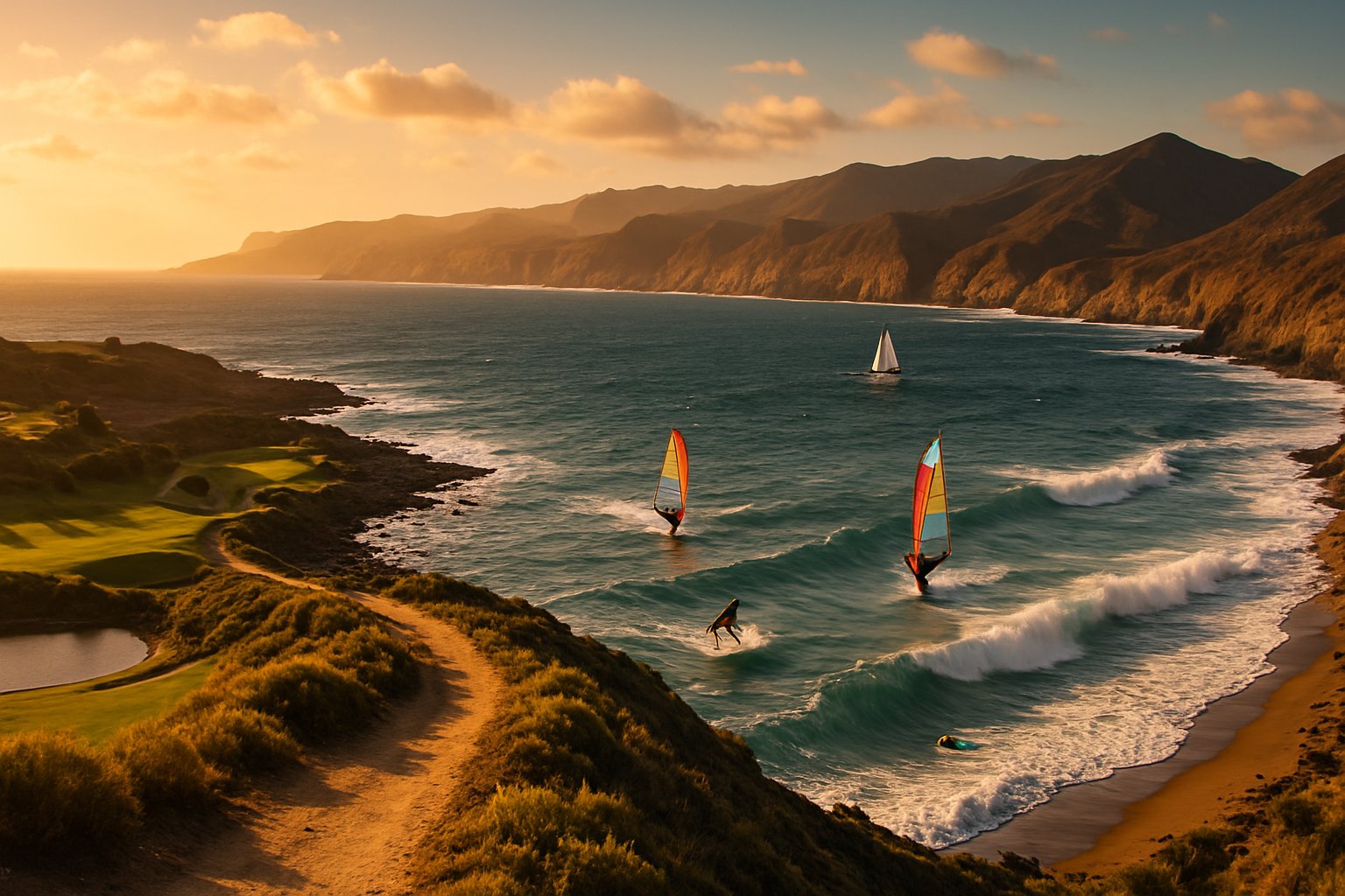 Windsurfen, Surfen, Segeln & Bodyboarding auf der Kanareninsel Gran Canaria