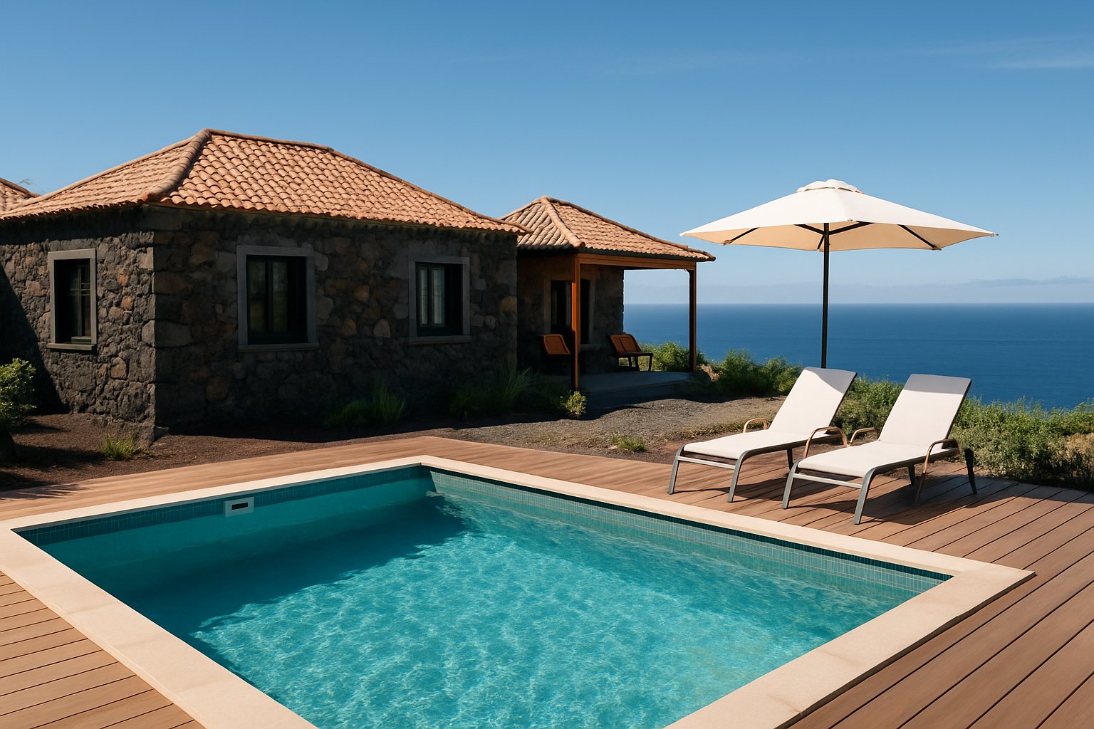 Ferienhäuser mit Pool auf La Palma