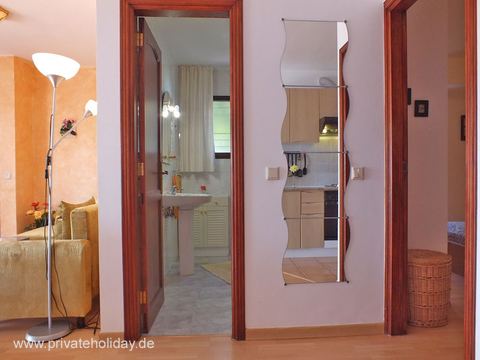 Hallway with mirror and open doorways – El Sauzal, Tenerife
