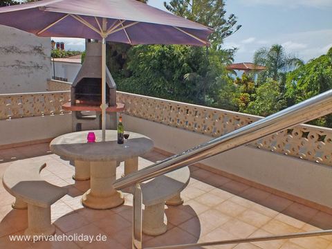 Terrace with seating area and barbecue – El Sauzal, Tenerife