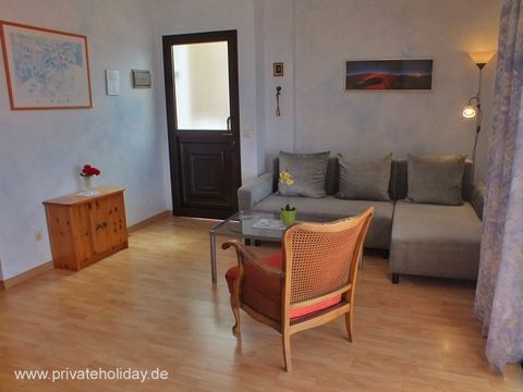 Living room with sofa, armchair and side table – El Sauzal, Tenerife