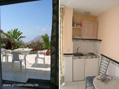 Compact kitchenette with sink and hob – Chayofa, Tenerife