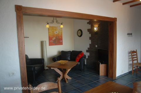 Living area with sofa and open doorway – La Matanza, Tenerife