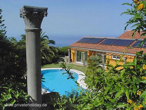 Pool mit Terrasse und Meerblick – Tacoronte, Teneriffa