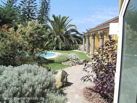 Garten mit Pool und gepflastertem Weg – Tacoronte, Teneriffa