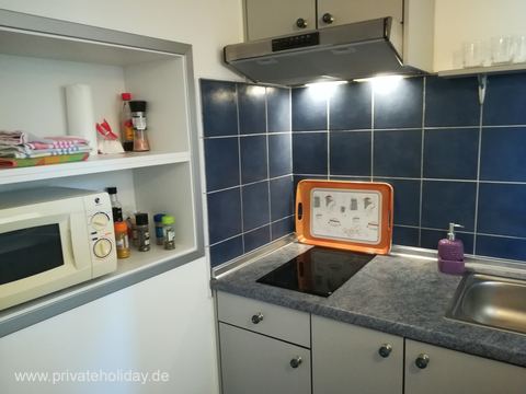 Kitchenette with microwave and hob – La Matanza, Tenerife
