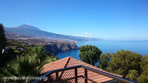 Meerblick mit Küste und Vulkan – La Matanza, Teneriffa
