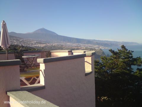 Terrace with lounge chair and sea view – La Matanza, Tenerife