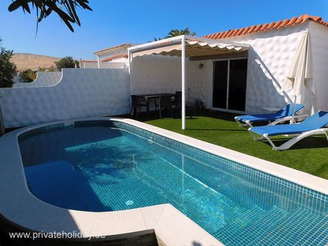 Privater Pool mit überdachter Terrasse – Costa Calma, Fuerteventura