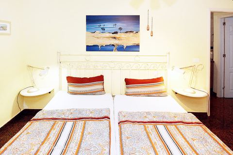 Slaapkamer met twee eenpersoonsbedden – Alcalá, Teneriffa