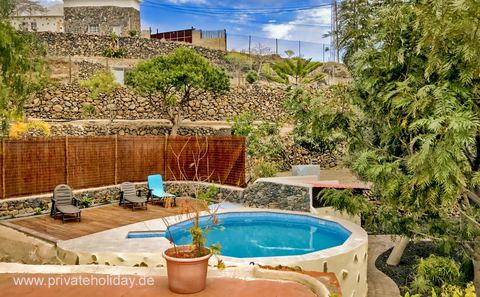 Piscina privata con terrazza e lettini – Candelaria, Tenerife