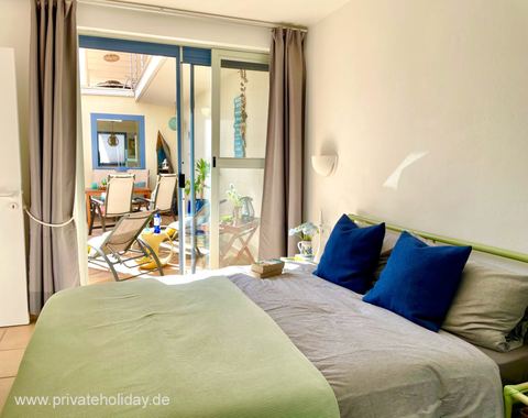 Chambre avec lit double et porte-fenêtre – Costa Calma, Fuerteventura