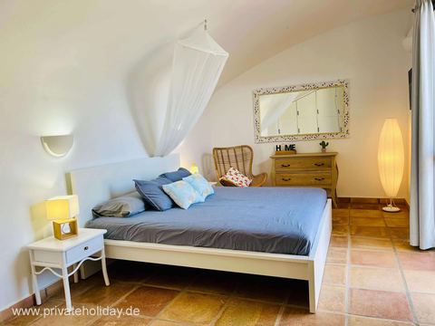 Bright bedroom with double bed and dresser – Costa Calma, Fuerteventura