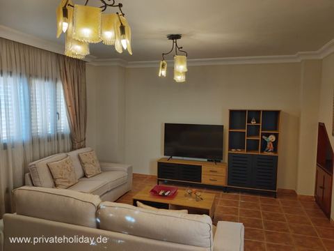 Living room with sofa and TV – Candelaria, Tenerife