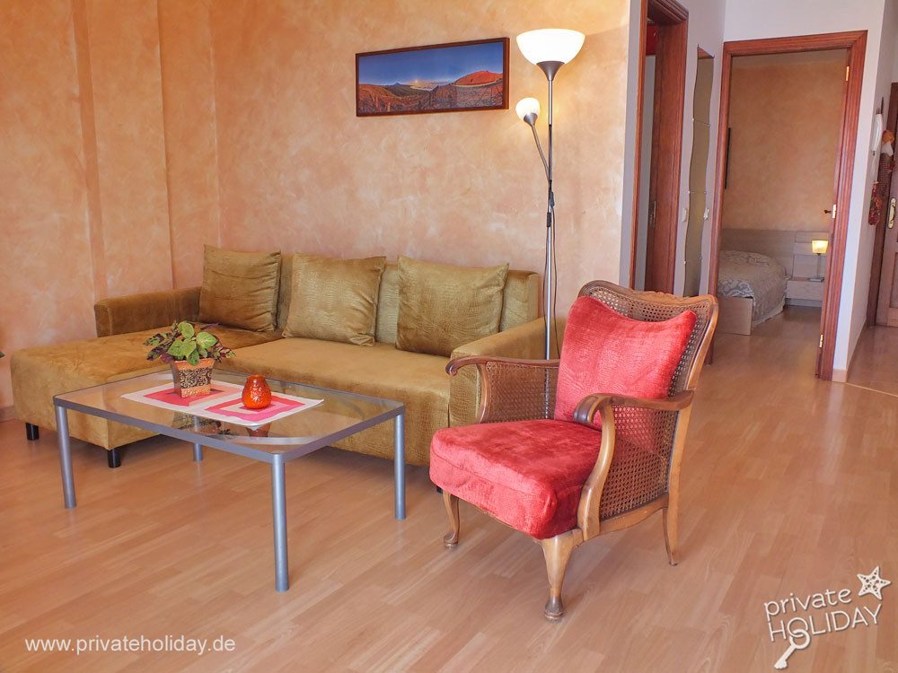 Soggiorno con divano e poltrona – El Sauzal, Tenerife