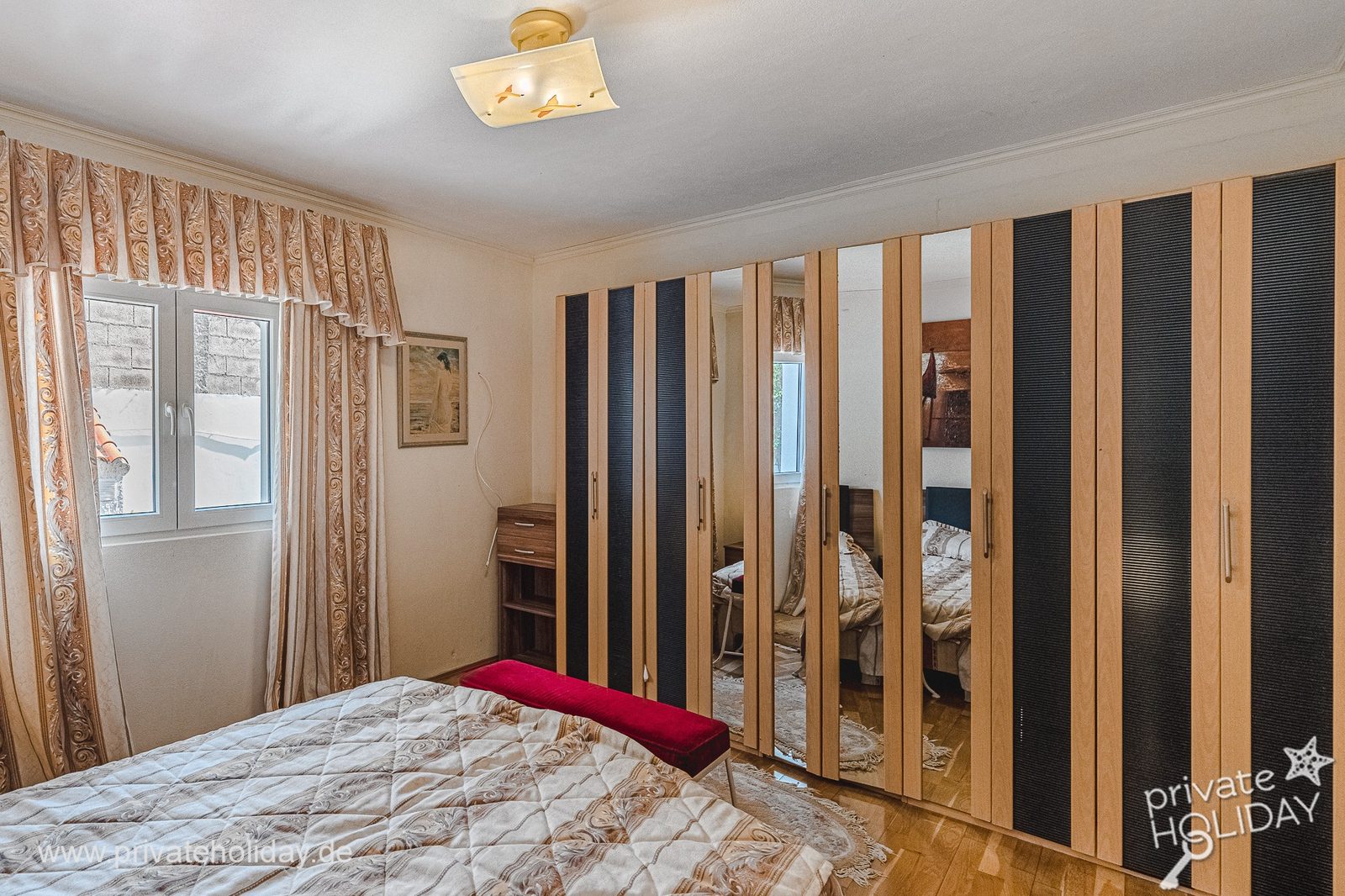 Chambre avec armoire et fenêtre – El Tanque, Ténérife