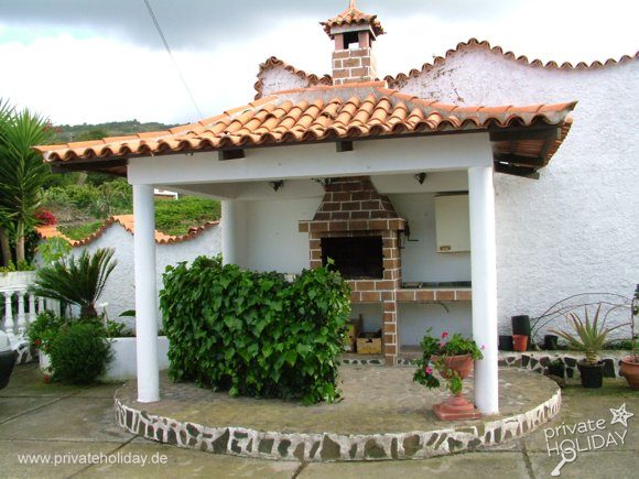 Zadaszone miejsce do grillowania z murowanym grillem – El Tanque, Tenerife