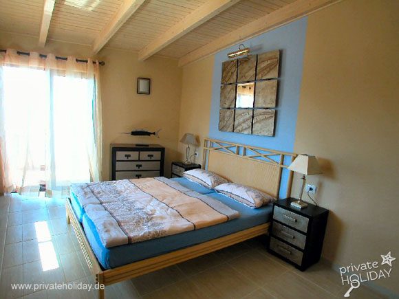 Chambre avec lit double et grande porte vitrée – Chio, Ténérife