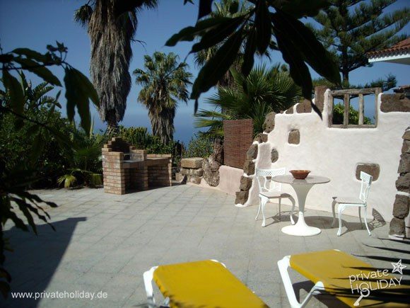 Terrasse avec coin salon et vue mer – La Matanza, Ténérife