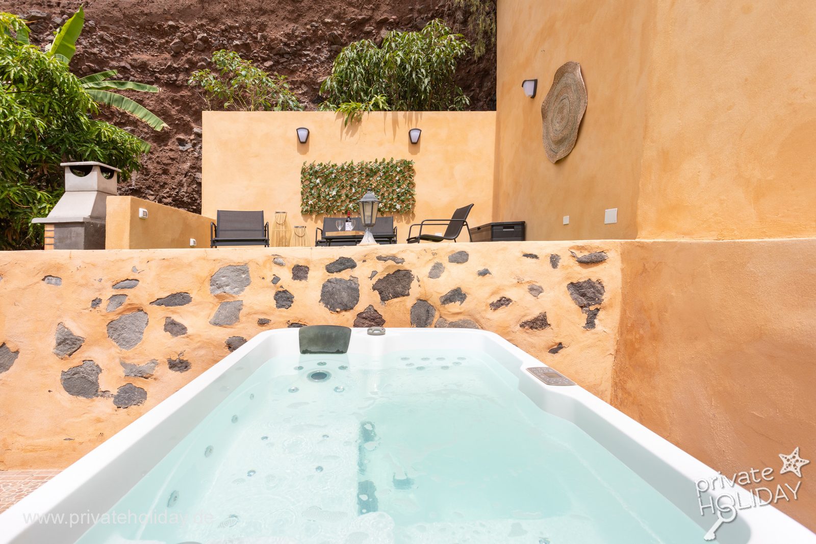 Terrazza con idromassaggio e salottino – Igueste de San Andrés, Tenerife