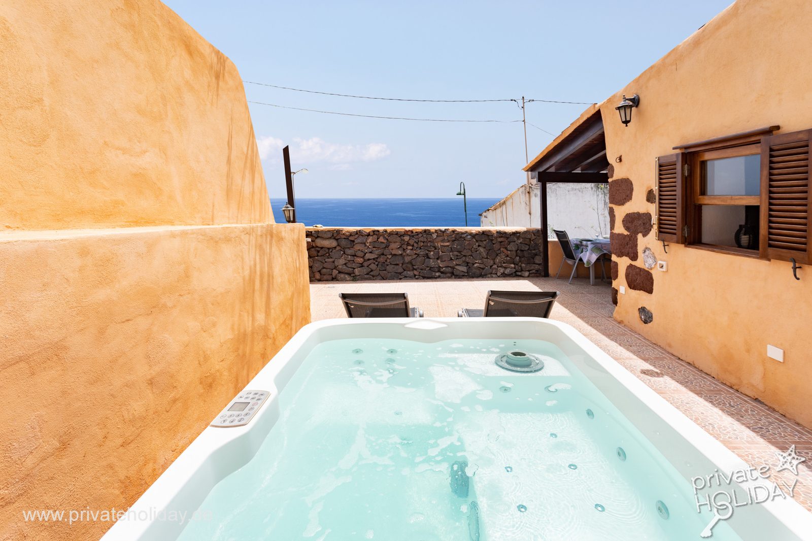 Terrazza con idromassaggio e vista mare – Igueste de San Andrés, Tenerife