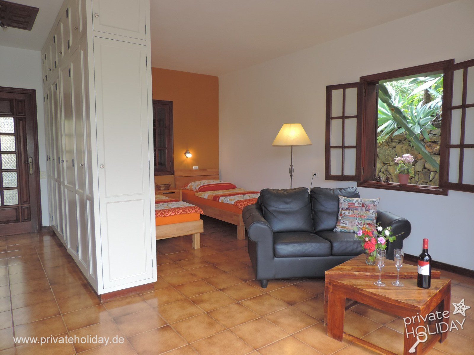 Studio z łóżkiem, sofą i oknem na ogród – La Matanza, Tenerife