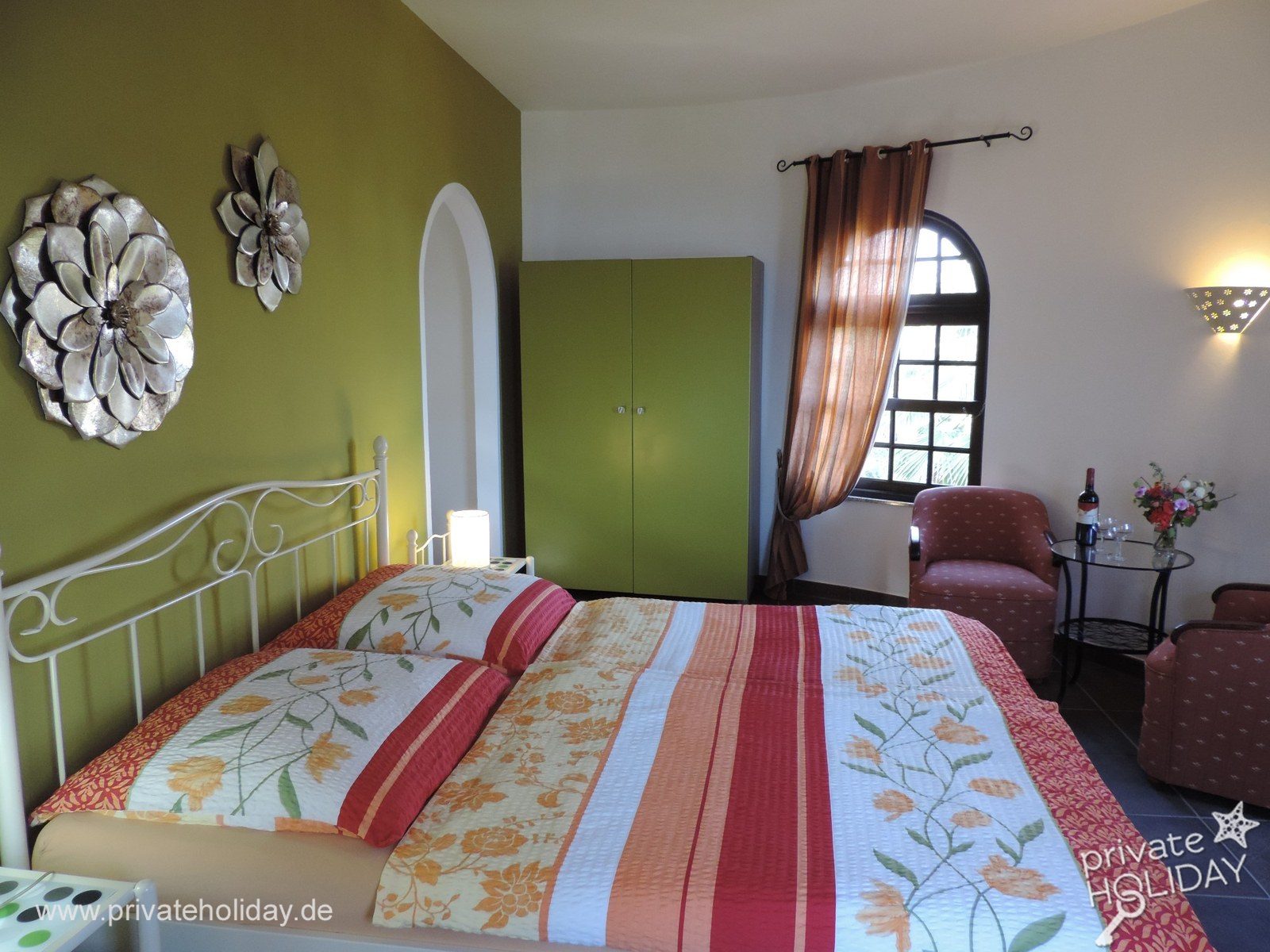 Chambre avec lit double et fenêtre – La Matanza, Ténérife