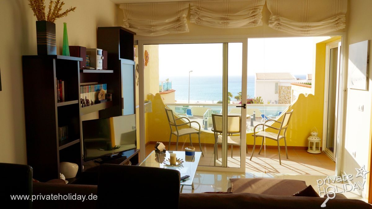 Salon avec balcon et vue mer – Costa Calma, Fuerteventura