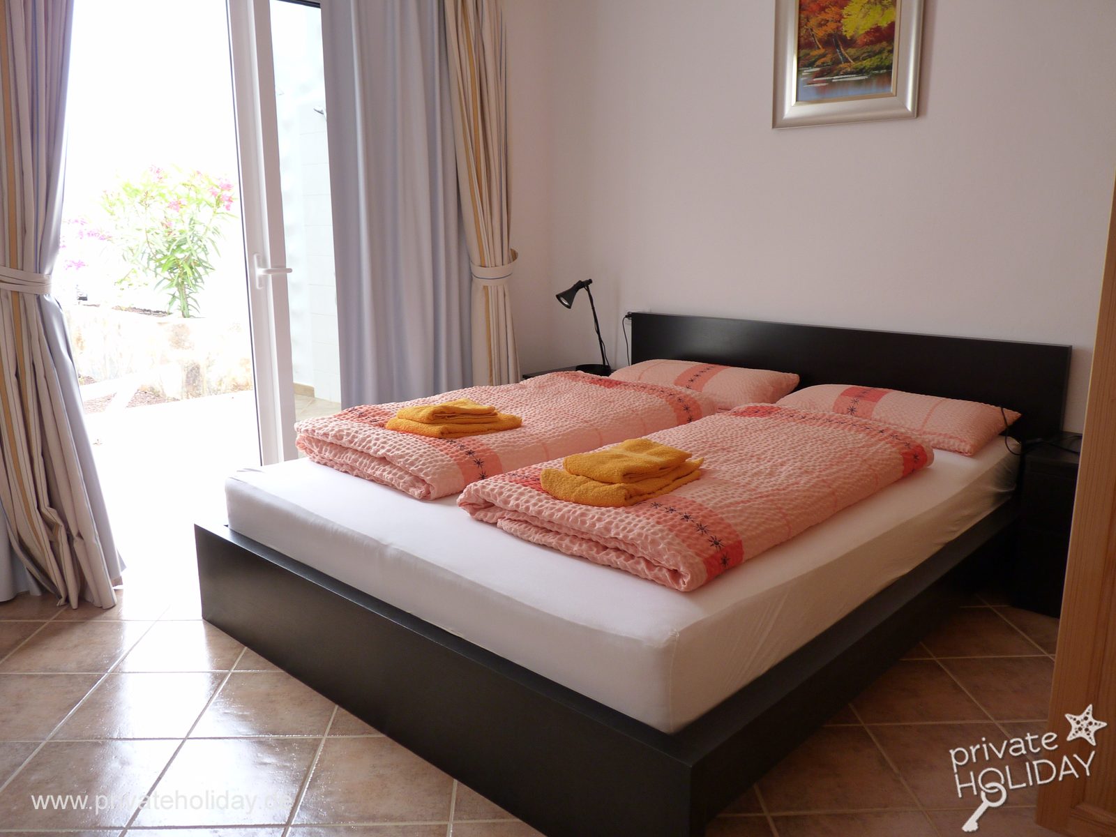 Chambre avec lit double et porte-fenêtre – Costa Calma, Fuerteventura