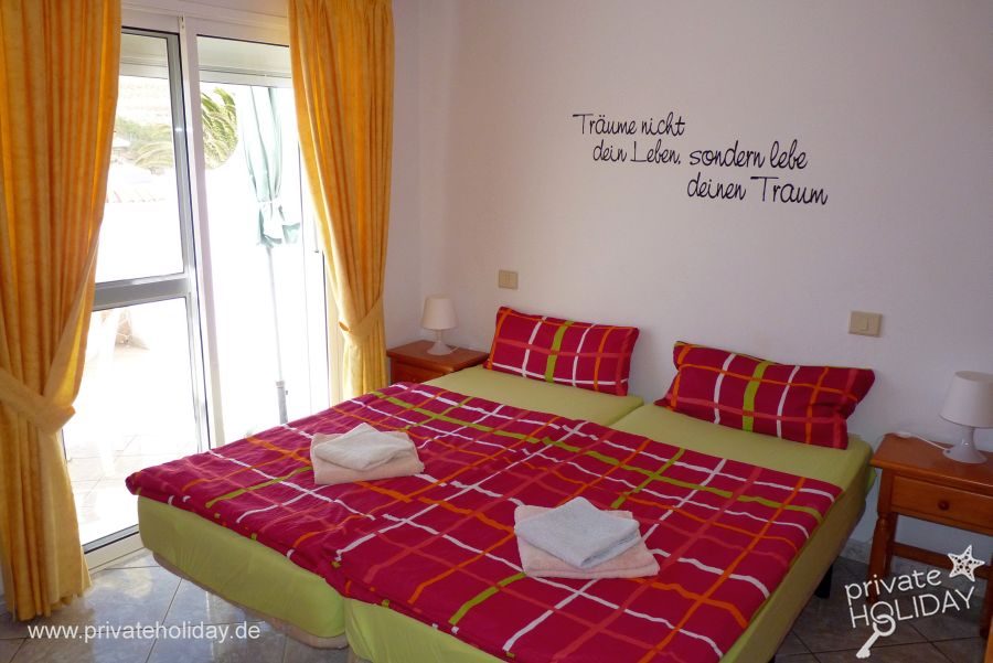 Chambre avec lit double et porte-fenêtre – Costa Calma, Fuerteventura