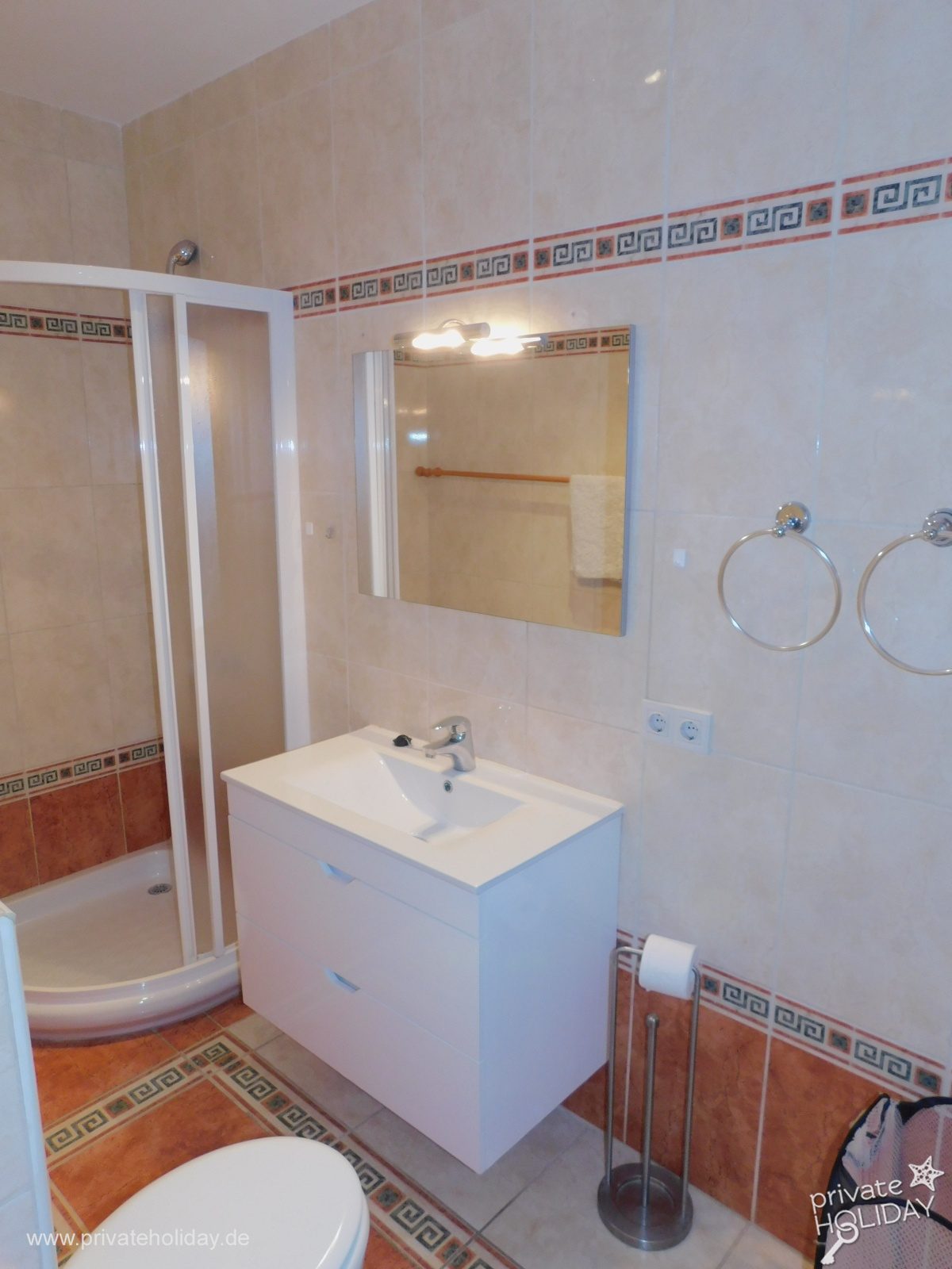 Bagno con doccia e lavabo – Costa Calma, Fuerteventura