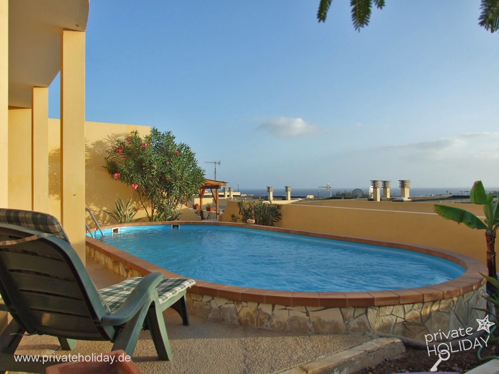 Piscina privada con vistas al mar – Costa Calma, Fuerteventura