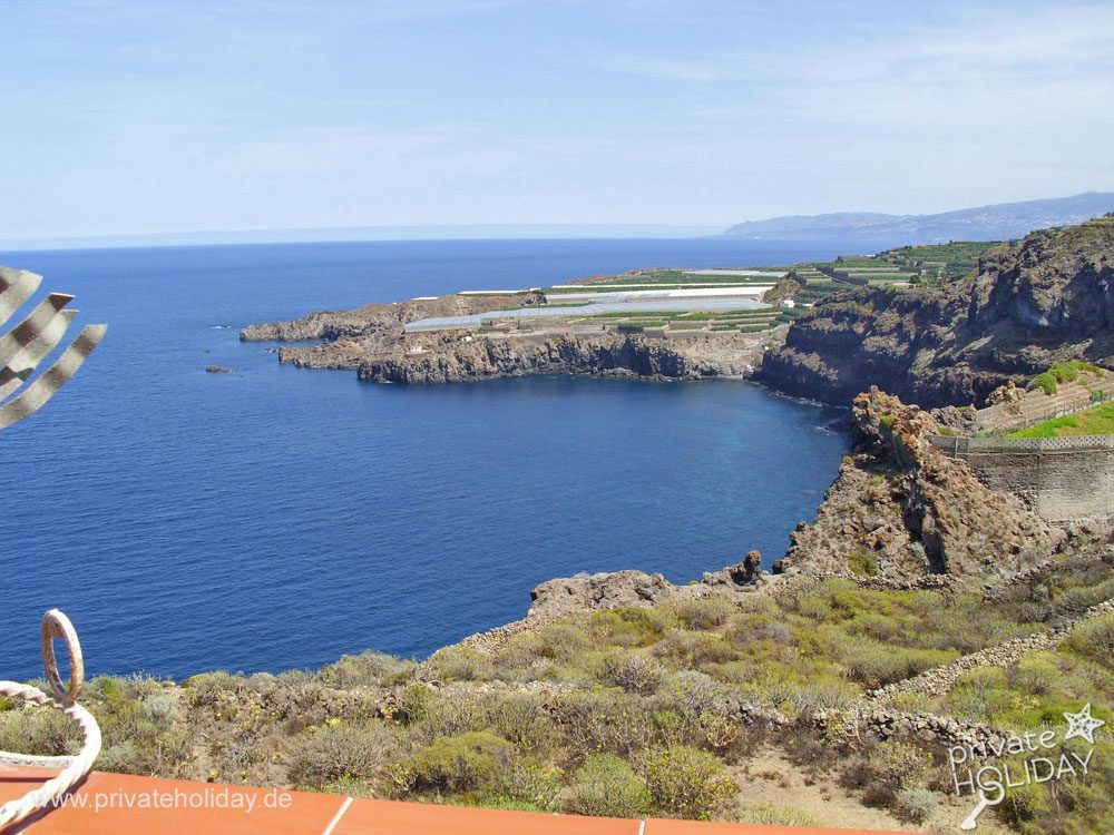 Vue côtière sur falaises et mer – Icod de los Vinos, Ténérife
