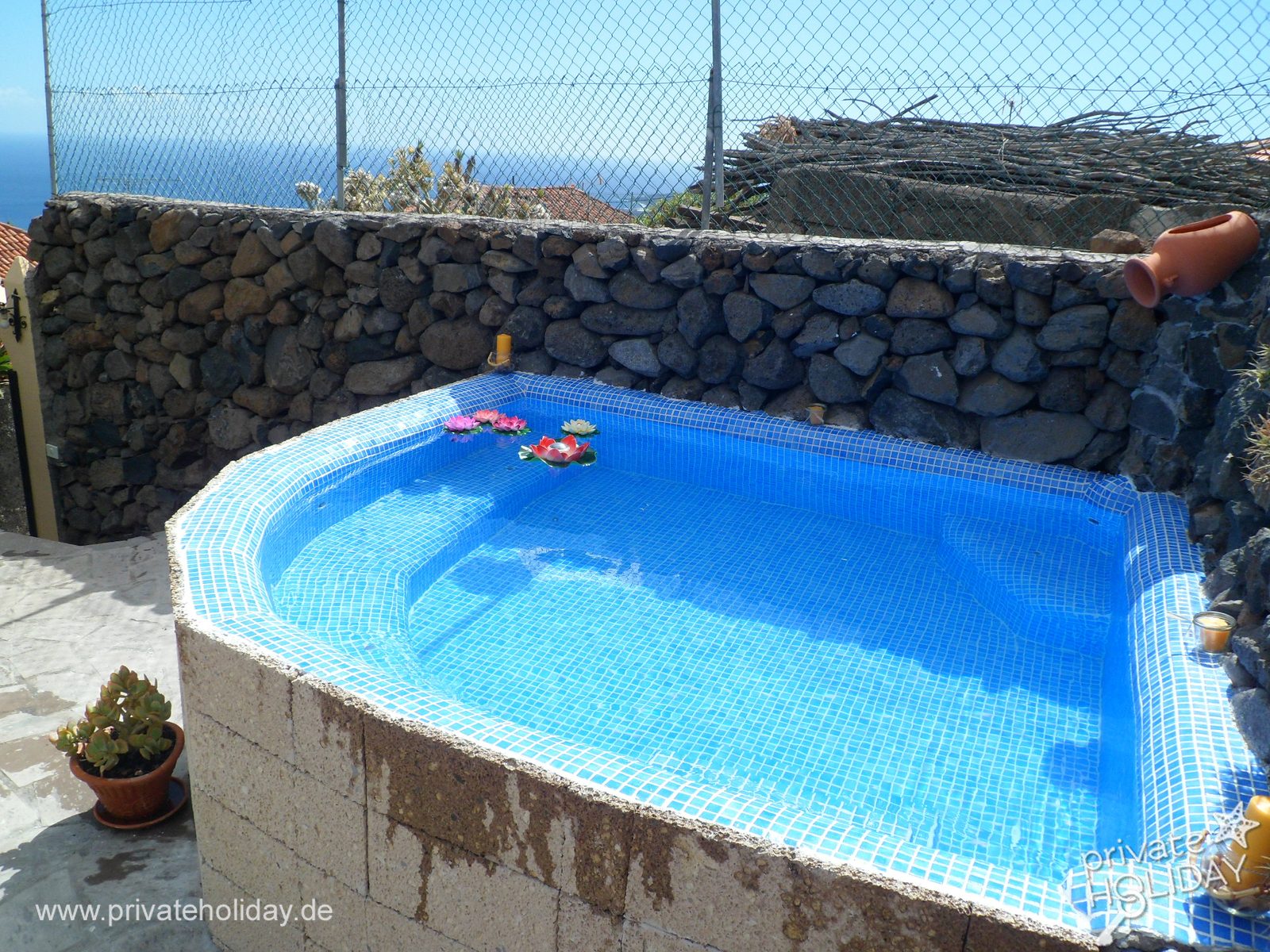 Pequeña piscina con vistas al mar – Igueste de Candelaria, Tenerife
