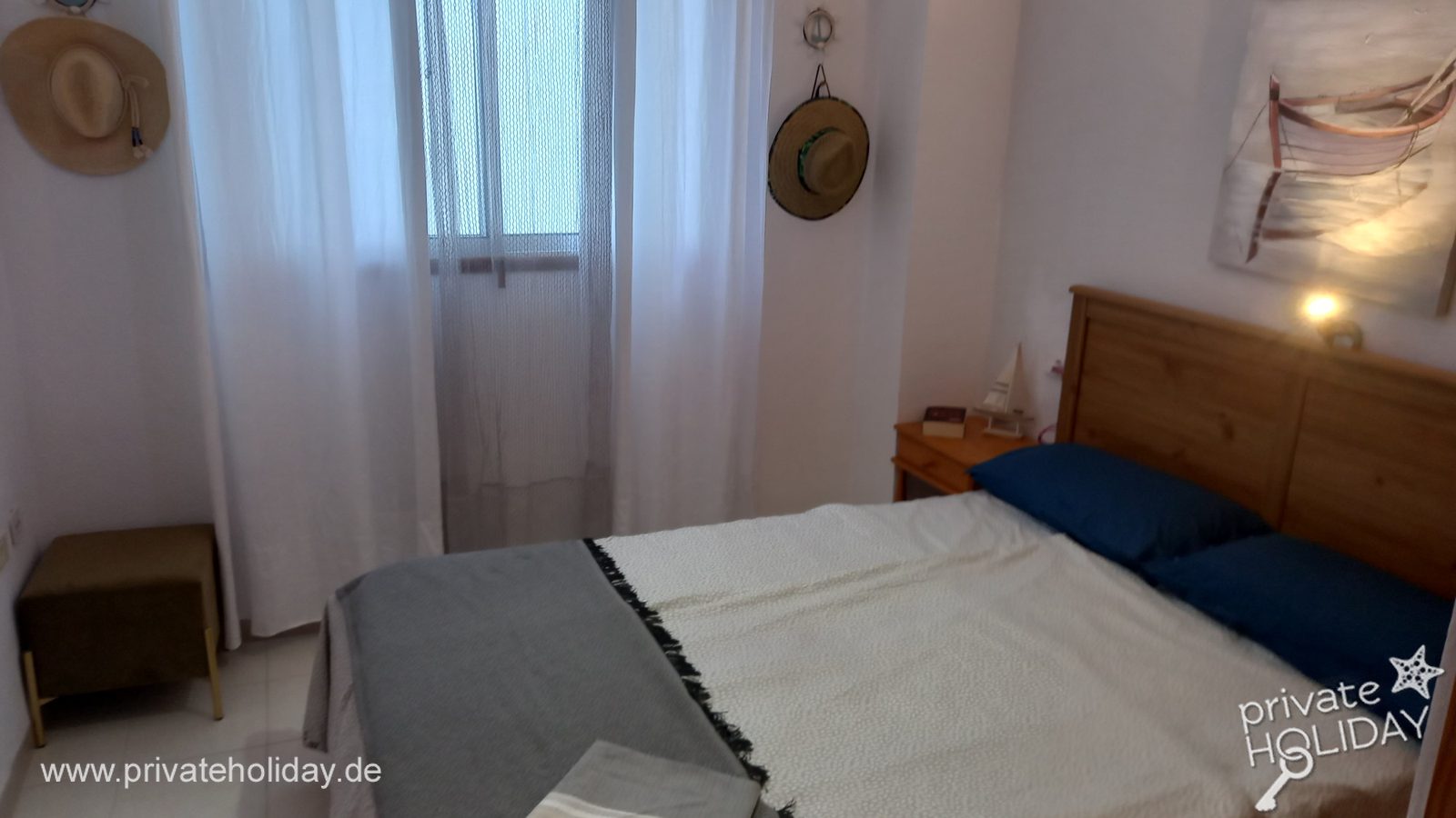 Chambre avec lit double et fenêtre voilée – Icod de los Vinos, Ténérife