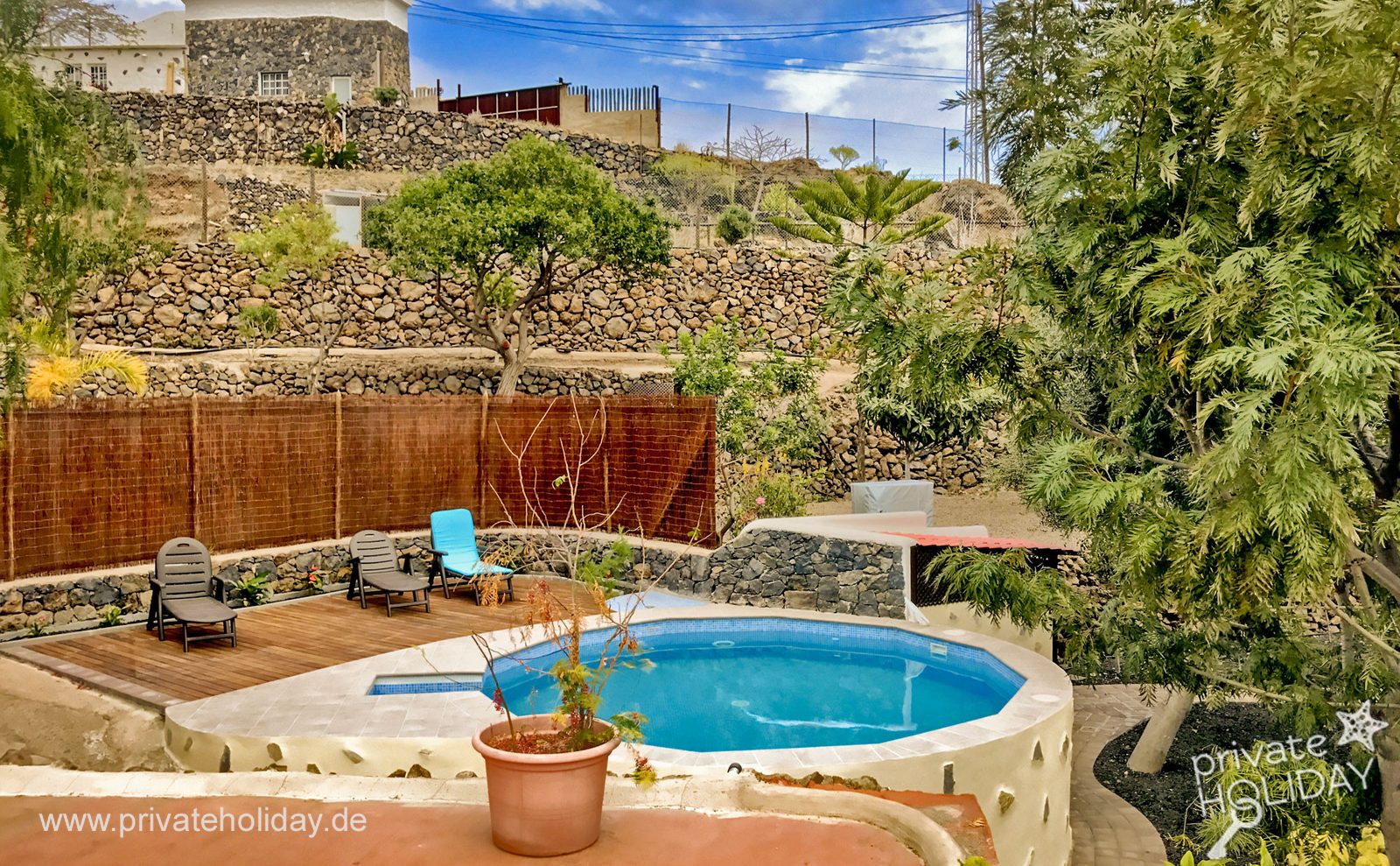 Vakantiehuis met zwembad en uitzicht op de tuin in Candelaria – Candelaria, Teneriffa – Foto 1 / 14