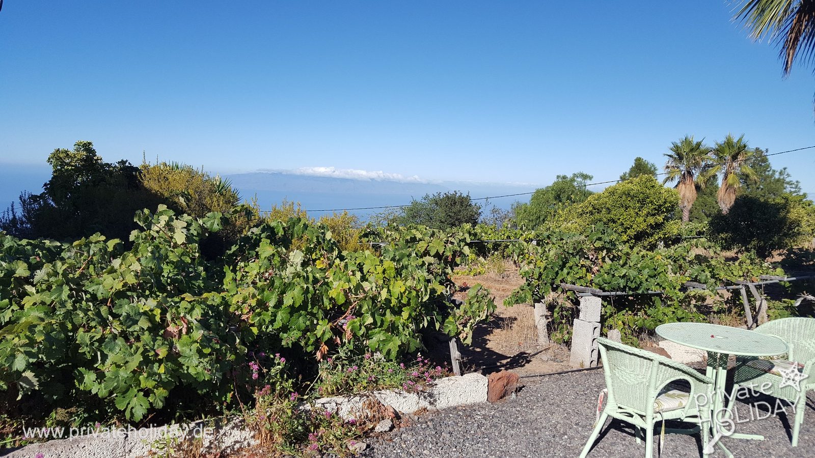 Terrace with garden and sea view – Chio, Tenerife