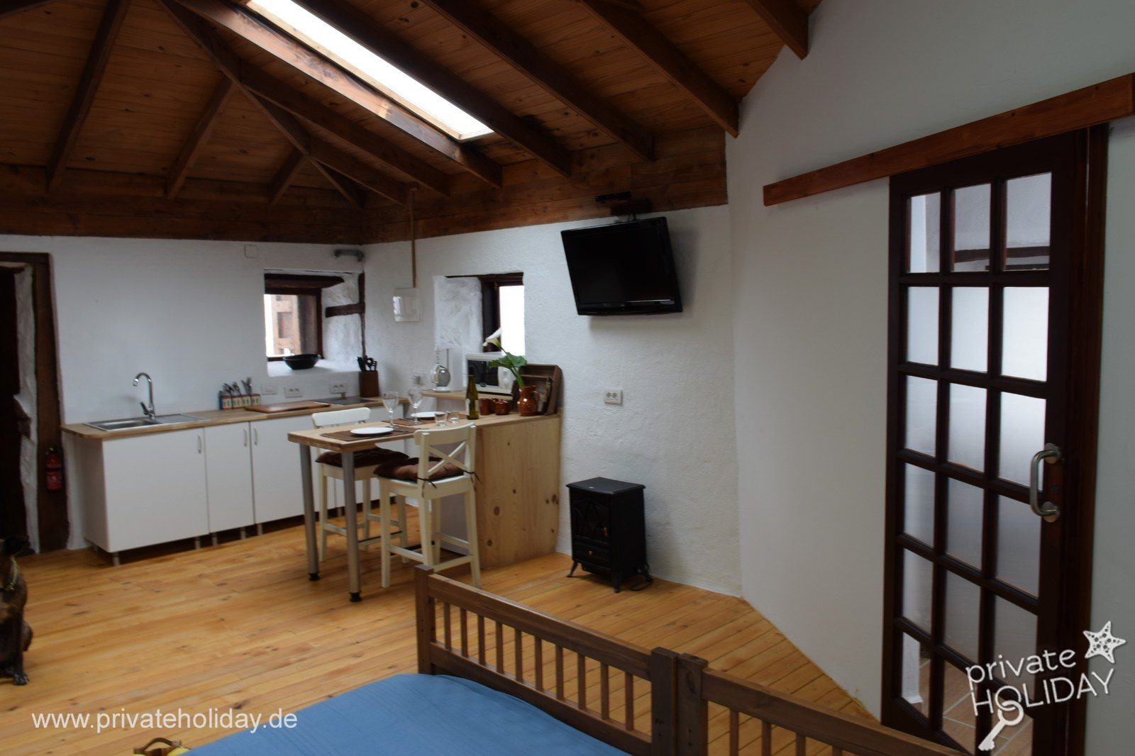 Spazio aperto con cucina e porta a vetri – Icod de los Vinos, Tenerife