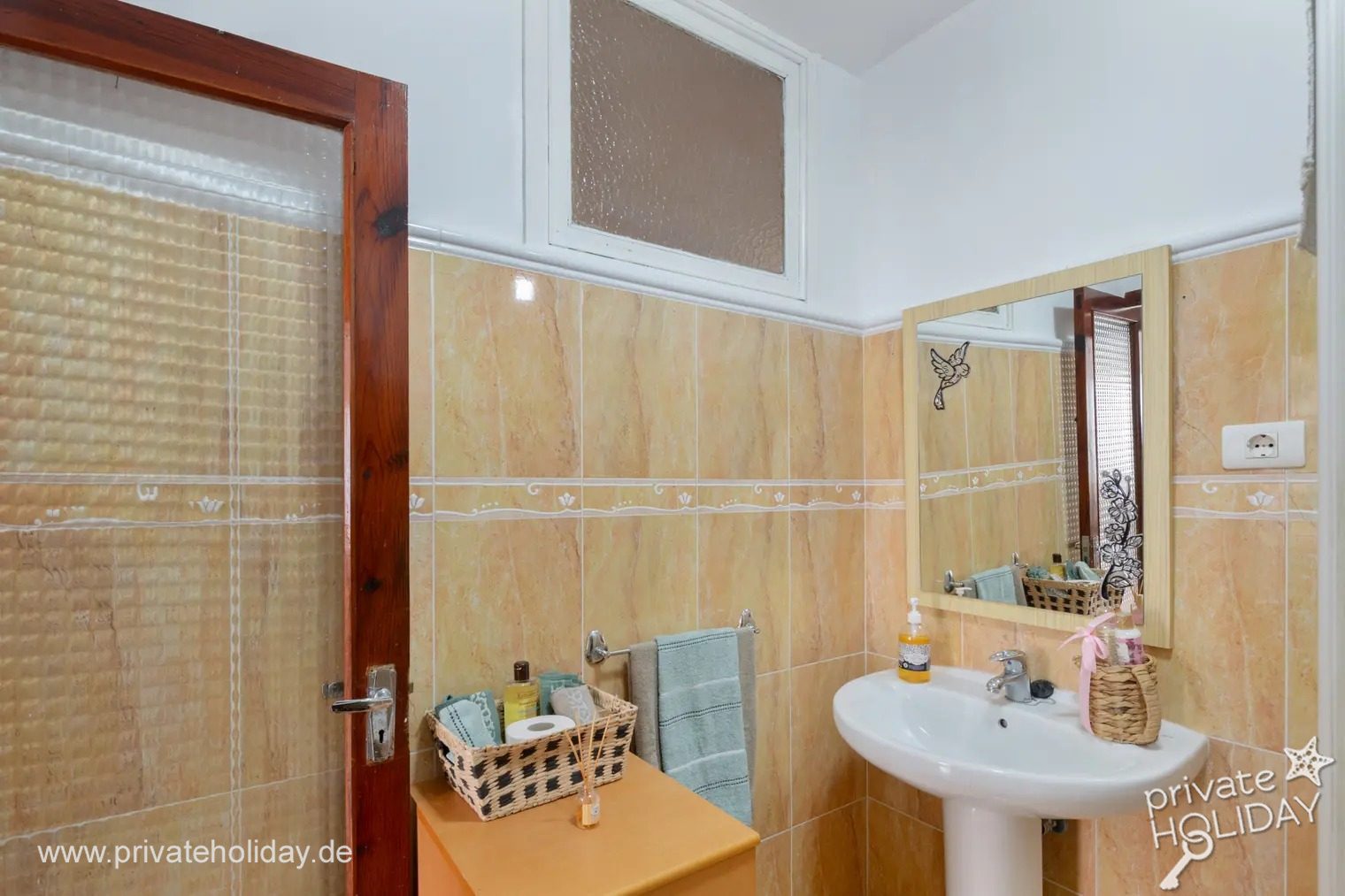 Bagno con lavabo e cabina doccia – Santa Cruz de La Palma, La Palma