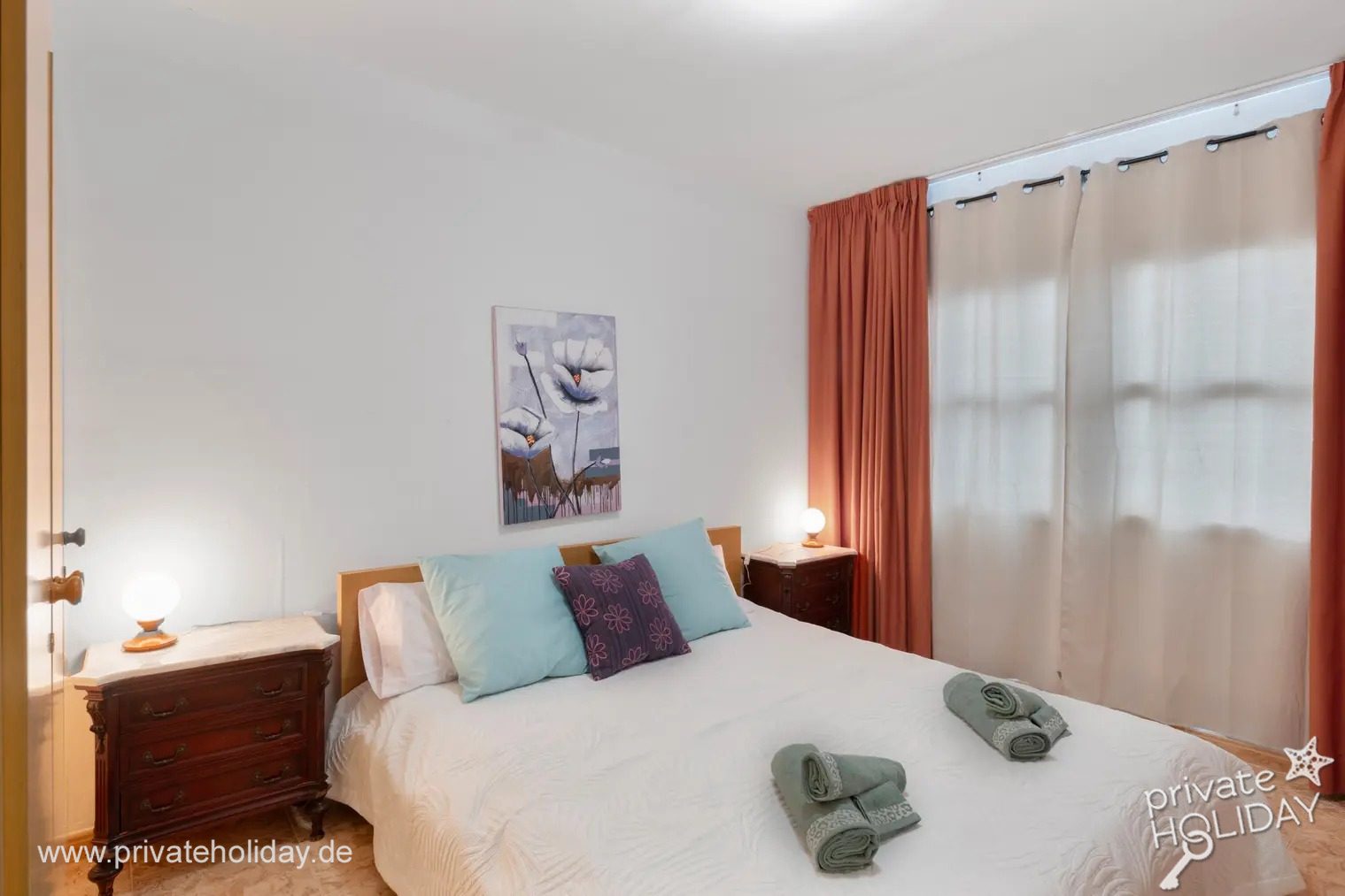 Camera con letto matrimoniale e finestra – Santa Cruz de La Palma, La Palma