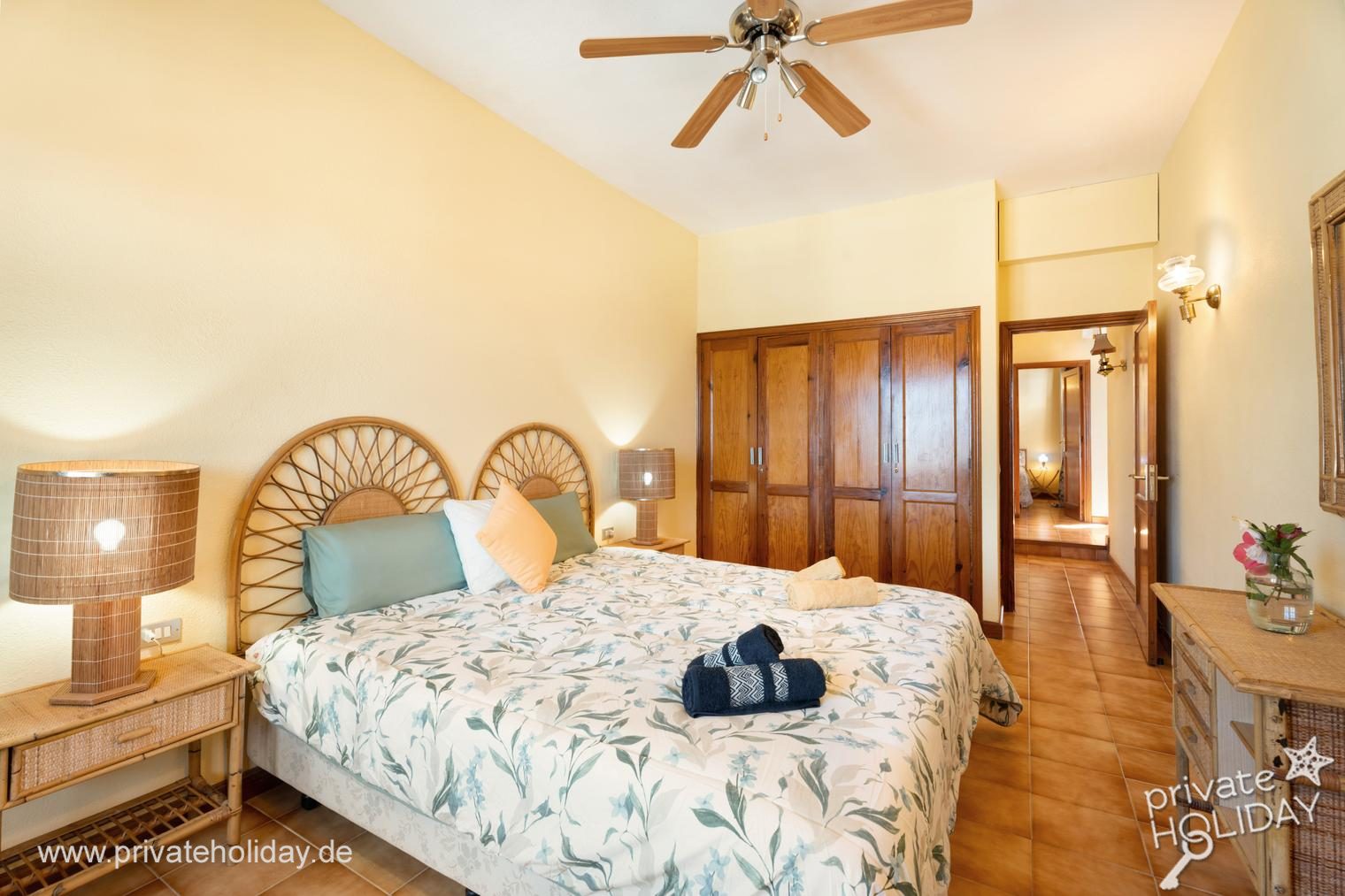 Chambre avec lit double et vue sur le couloir – Los Gigantes, Ténérife