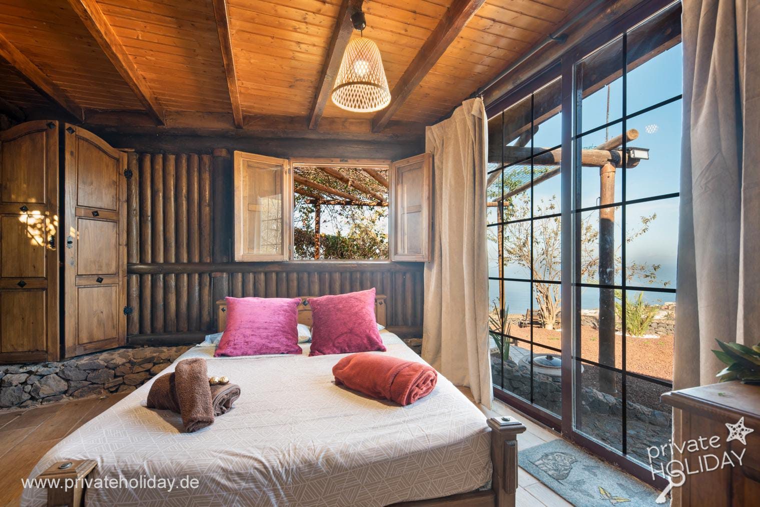 Camera con letto matrimoniale e vista mare – Santa Ursula, Tenerife